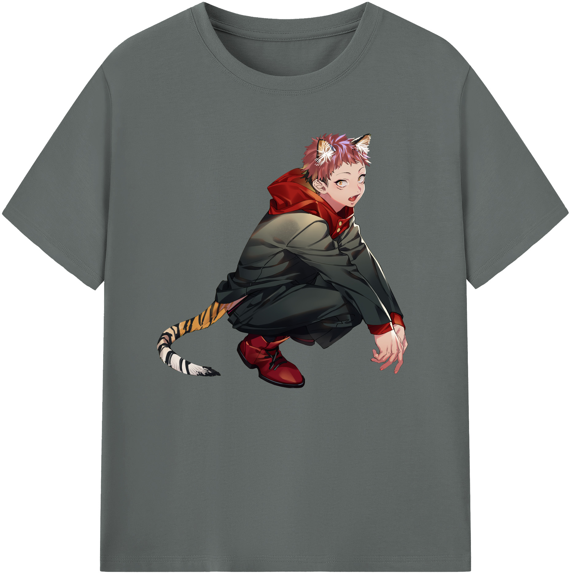（画像用） 呪術廻戦 Jujutsu Kaisen 綿100％ メンズ半袖Tシャツ｜肌触りやわらか＆通気性